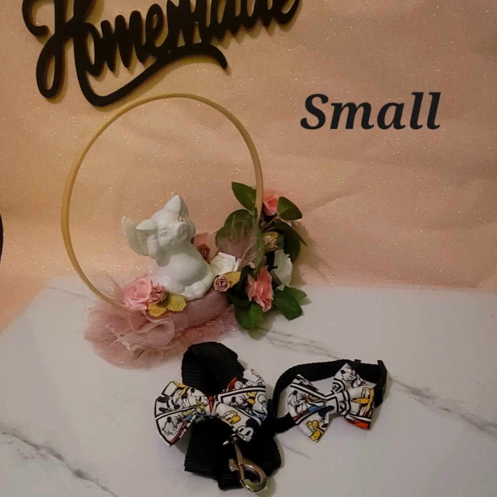 Handmade matching Collar and Leash Set